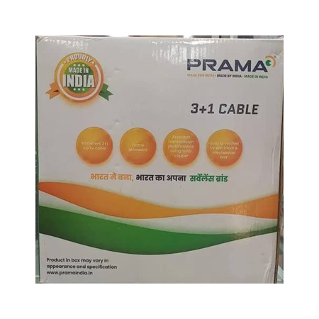 PRAMA 3+1 CAMERA CABLE 180MTR